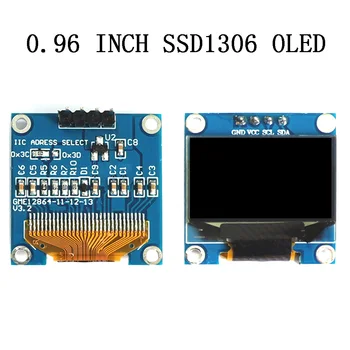 0,96-дюймовый OLED-экранный модуль SSD1306 Serial I2C IIC 128 * 64 4PIN Модуль электронного коммуникационного дисплея
