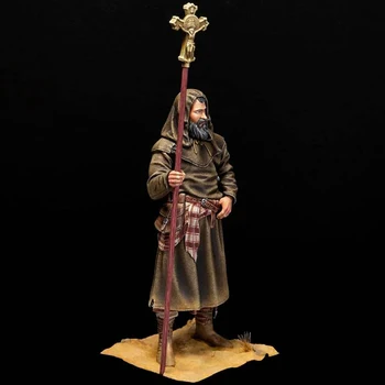 1/24 наборы моделей фигурок древних рыцарей монаха-солдата из смолы Миниатюрный солдат в разобранном виде неокрашенный