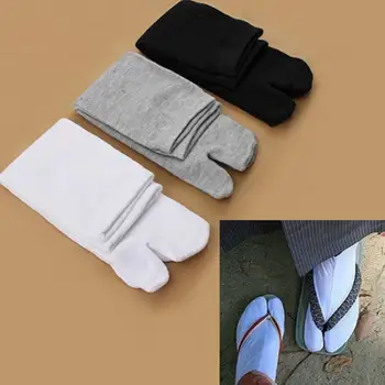 1 Пара Унисекс, Японское кимоно, сандалии с разрезным носком, носки Tabi Ninja Geta