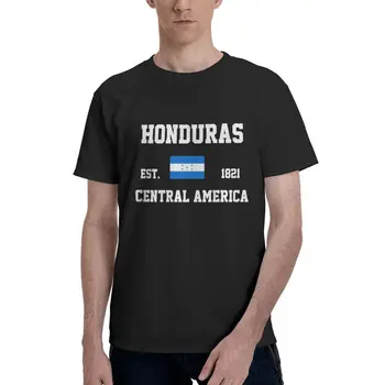100% Хлопок Америка Гондурас Футболки с Флагом Гондураса Мужские Повседневные футболки Женская одежда Футболки Топы Тройники S-6XL Подарок