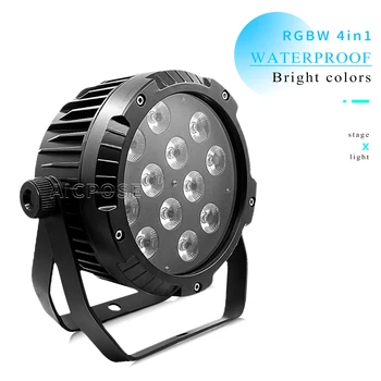 12x12W RGBW/12x18W RGBWA + UV 6 в 1 LED Par Light Outdoor Performance Stage Light DMX Control Профессиональное DJ-Диско оборудование