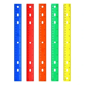 5 Штук цветной линейки 5 Видов инструментов для измерения цвета для детских школьных канцелярских принадлежностей