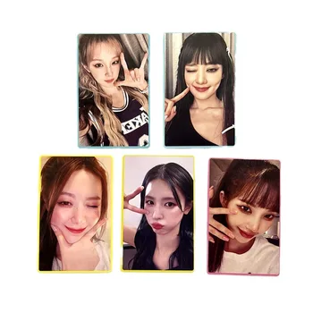 5 шт./компл. Фотокарточка Kpop (G) I-DLE Альбом Lomo Card Minnie YUQI Yeh Shuhua Cho Mi Yeon Открытка для фанатов Коллекционная