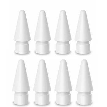 8 Упаковок сменных наконечников для Apple Pencil-наконечников для Apple Pencil 1-го и 2-го поколения (белые)