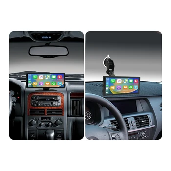 9,36-дюймовый Автомобильный Емкостный сенсорный навигационный экран Беспроводной Carplay и Android Auto Автомобильный Портативный Автоматический мультимедийный плеер