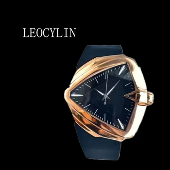 LEOCYLIN Автоматические механические часы triangle personality простые модные стальные наручные часы для мужчин Relogio Masculino часы подарок