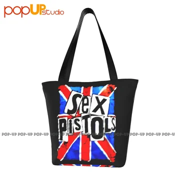 Sex Pistols панк-рок Группа Дорожные сумки Сумка для ланча Хозяйственная сумка Супермаркет