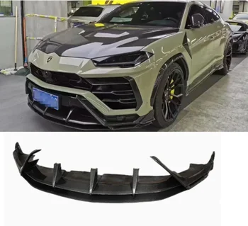 Для Lamborghini URUS 2018 2019 2020 2021 2022 2023 2024 Бампер Передний спойлер Сплиттеры для подбородка Обвесы из настоящего углеродного волокна