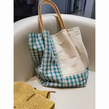 Женская сумка большой емкости, повседневная холщовая сумка на молнии, мягкая женская сумка, женская сумка, модная высококачественная однотонная сумка