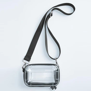 Женская сумка через плечо, прозрачная косметичка из ПК, дизайнерский чемодан, сумки-мессенджеры на молнии, мини-косметички для мытья, косметички для макияжа