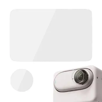 Защитная пленка для экрана камеры, защитная крышка 2.5D с изогнутыми краями, защитная пленка для экрана камеры из закаленного стекла для Insta360 GO 3