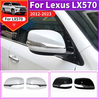 Крышка зеркала заднего вида на 2016-2021 Lexus LX 570 LX570 Обновление внешнего убранства Модификация Аксессуаров 2020 2019 2018 2017
