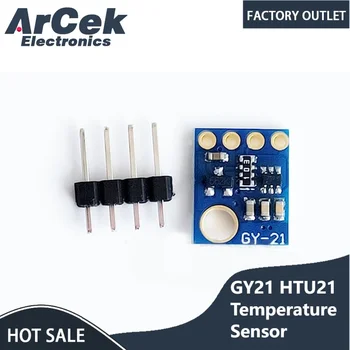 Модуль Датчика температуры GY21 HTU21 для Arduino I2C IIC Интерфейс Датчик Влажности GY-21-HTU21 Заменить Оригинальный Si7021