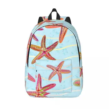 Мужской женский рюкзак, школьный рюкзак большой емкости для учащихся, школьная сумка Sea Starfish In Wave 0