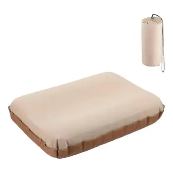 Надувная подушка для улицы, Моющаяся Пляжная подушка со съемным чехлом, Удобная подушка для сна С сумкой для переноски, бесшумная для 0