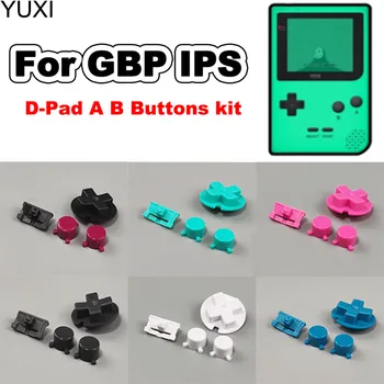 Новые Пользовательские IPS-Кнопки для GBP IPS-Экрана С корпусом Shell 6 Цветов D-Pad A B Кнопки для Комплектов Карманных IPS-ЖК-экранов GameBoy