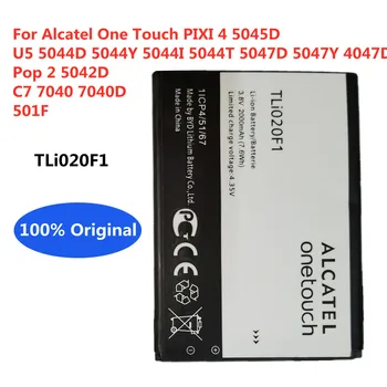 Новый TLI020F1 Заменить Аккумулятор Для Alcatel One touch PIXI 4 5045D Pop 2 5042D C7 7040 7040D 501F 5047Y 4047D U5 5044D/Y/I/T Телефон