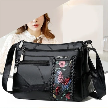 Роскошные сумки с цветочным принтом, Женские сумки, дизайнерские сумки через плечо, женская маленькая сумка-мессенджер, женская сумка Bolsa Feminina