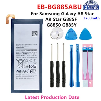 Совершенно Новый EB-BG885ABU 3700 мАч Сменный Аккумулятор Для Samsung Galaxy A8 Star A9 Star SM-G885F/Y G8850 Батареи + Наборы Инструментов