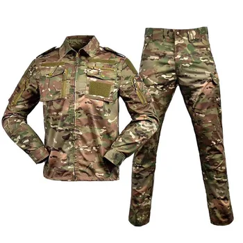 Тактическая камуфляжная форма, мужской и женский открытый костюм спецназа с несколькими карманами, тонкие линии, износостойкий тонкий