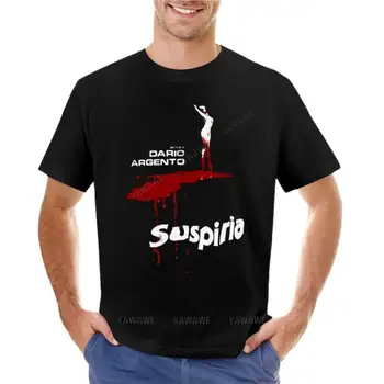 Футболка Suspiria Blood Pool, летний топ, футболка с коротким рукавом, футболки для мужчин, хлопковые футболки для подростков, черная футболка, лето
