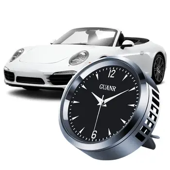 Часы на приборной панели автомобиля, ароматерапия, универсальные мини-кварцевые аналоговые часы, мини-водонепроницаемые мотоциклетные наручные часы с зажимом