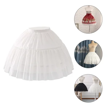Юбка-пузырек, Регулируемая нижняя юбка, костюм, нижняя юбка, белое платье, женское платье