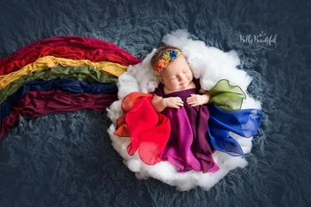 Реквизит для фотосъемки новорожденных Костюм для девочки Платье принцессы Платья для фотосъемки Детский костюм Bebe Аксессуары для новорожденных 1