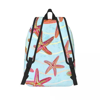 Мужской женский рюкзак, школьный рюкзак большой емкости для учащихся, школьная сумка Sea Starfish In Wave 2