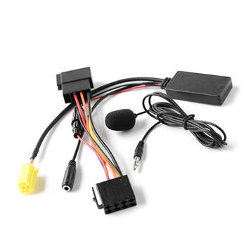 6-контактный автомобильный аудиоадаптер Bluetooth с микрофоном, громкой связью, AUX-кабелем, аудиоадаптером Bluetooth для 159 500 LANCIA Musa Smart Fortwo 451 3