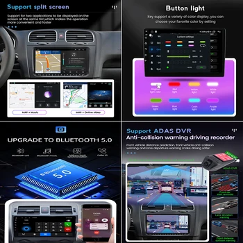 Автомобильный Android13 Для Changan Chana CS55 Auto 4G Радио Стерео Мультимедийный Плеер GPS Навигация Высокопроизводительный HDR QLED БЕЗ 2Din DVD 3