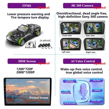 Android 13 Для Honda ACCORD 9 2.0L 2.4L 2012-2018 Мультимедийный Автомобильный плеер Радио Навигация GPS Стерео Экран Без 2din DVD BT 4