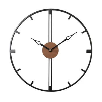 Настенные часы для украшения стен Персонализированные Креативные Большие Часы Металлические Кухонные Настенные Часы для гостиной 4