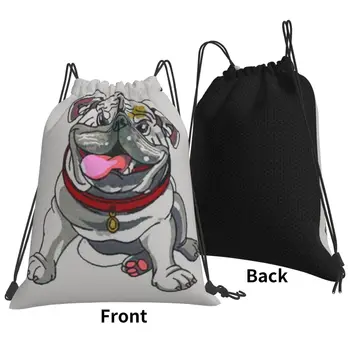 Рюкзаки UGA Bulldog, модные портативные сумки на шнурке, карманные сумки на шнурке, сумки для мелочей, сумки для книг для путешествий, школьные сумки 4
